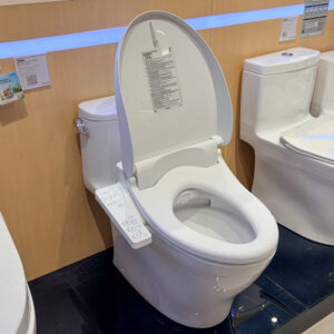 Bồn cầu 1 khối TOTO MS887CRW26 nắp rửa điện tử WASHLET S1 TCF23661GAA giấu dây