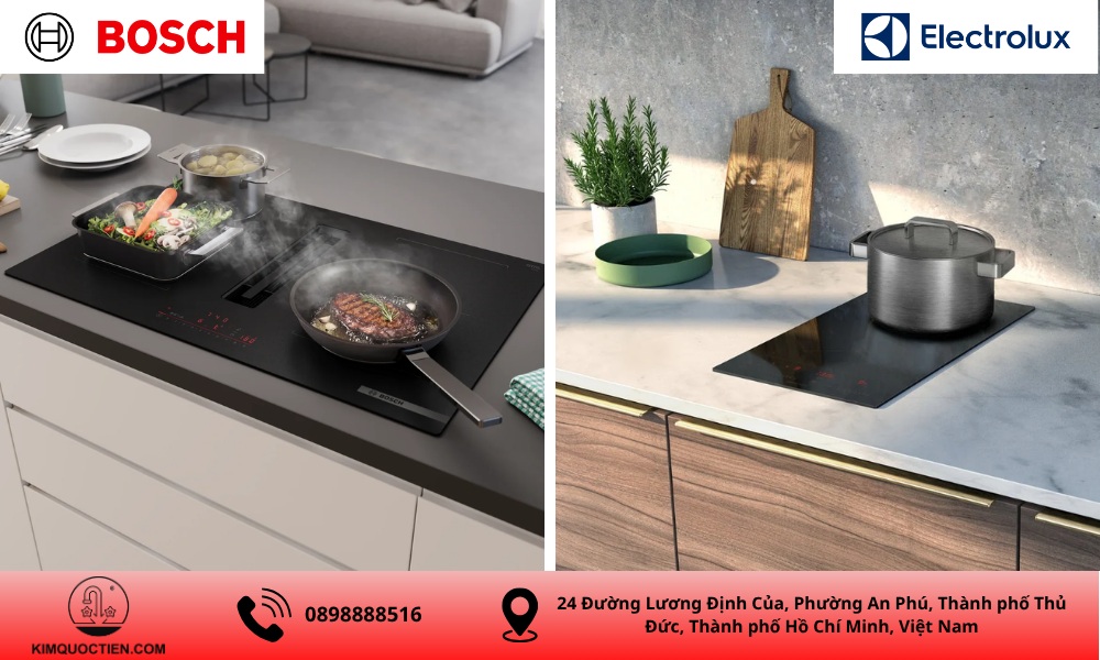 so sánh bếp từ Bosch và Electrolux