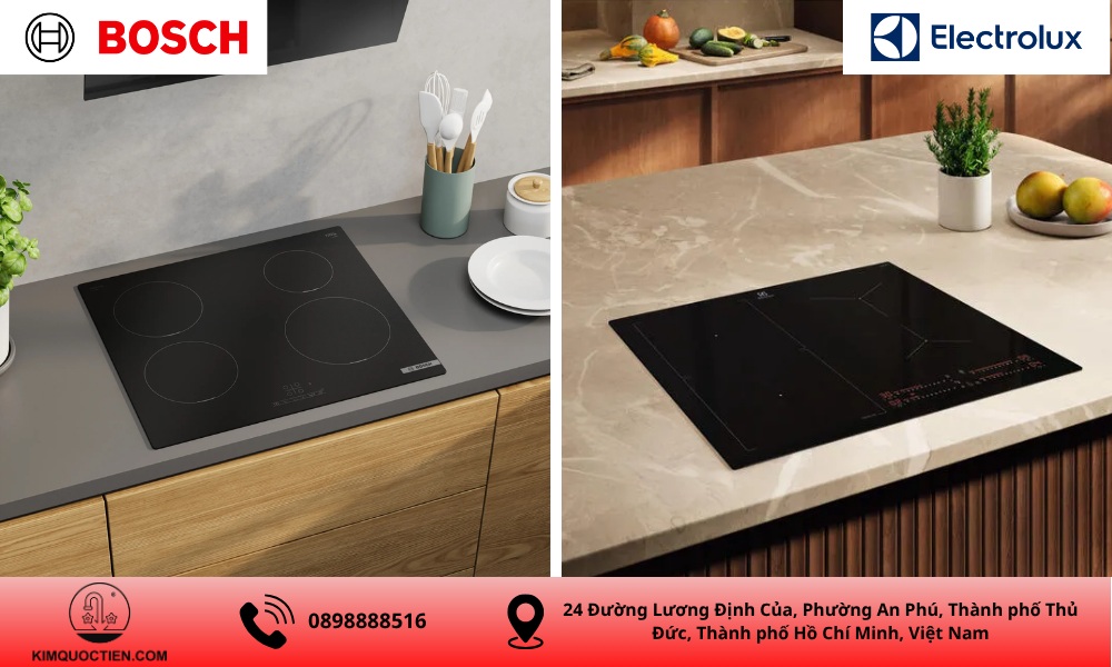 so sánh bếp từ Bosch và Electrolux