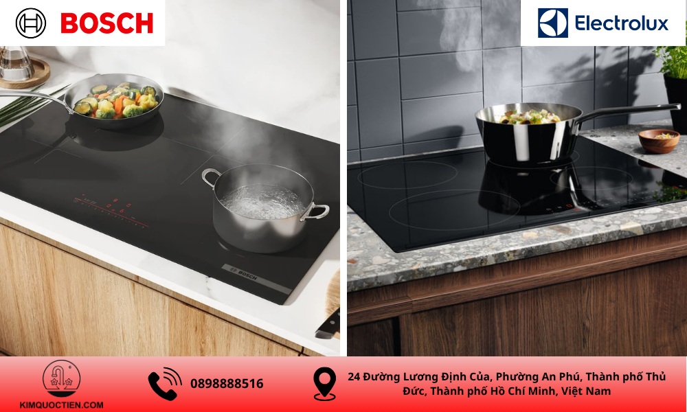 so sánh bếp từ Bosch và Electrolux