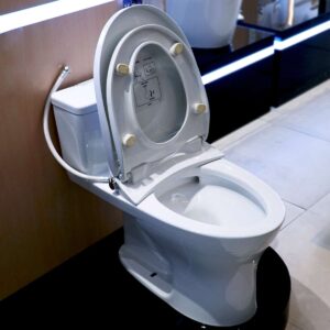 Bồn cầu 1 khối TOTO MS855DE2 nắp rửa cơ ECOWASHER TCW07S