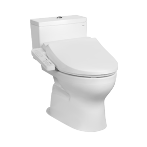 Bồn cầu 2 khối TOTO CS302DW18 nắp rửa điện tử WASHLET C2 cơ bản TCF23710AAA